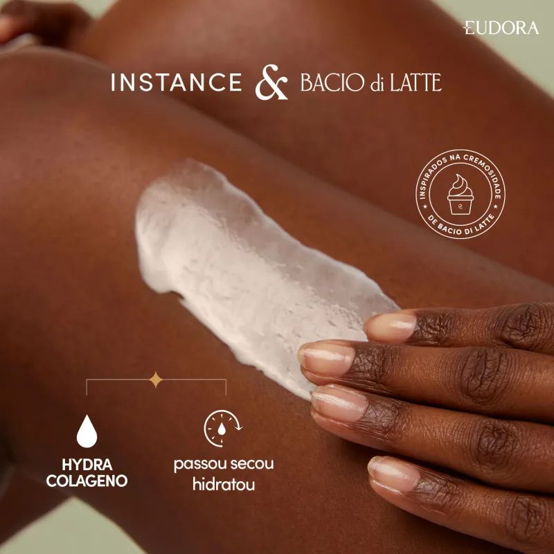 BACIO DI LATTE CREME HIDRATANTE DESODORANTE CORPORAL INSTANCE PISTACCHIO 400ML